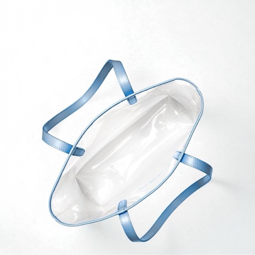 MICHAEL KORS LARGE CLEAR VINYL TOTE BAG - Picture 3 of 7